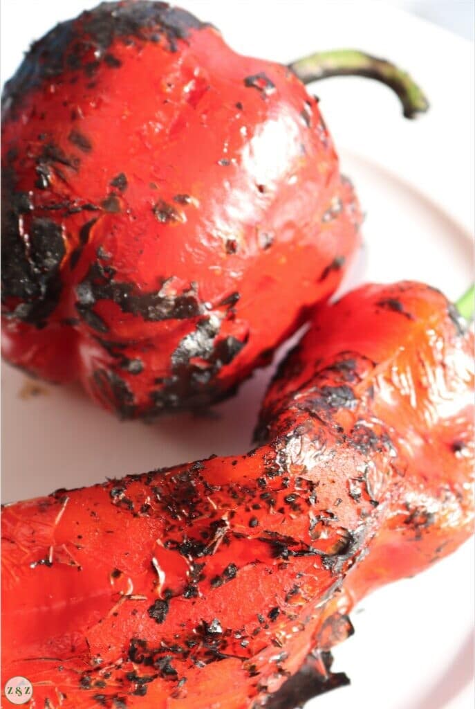 Scorched peppers