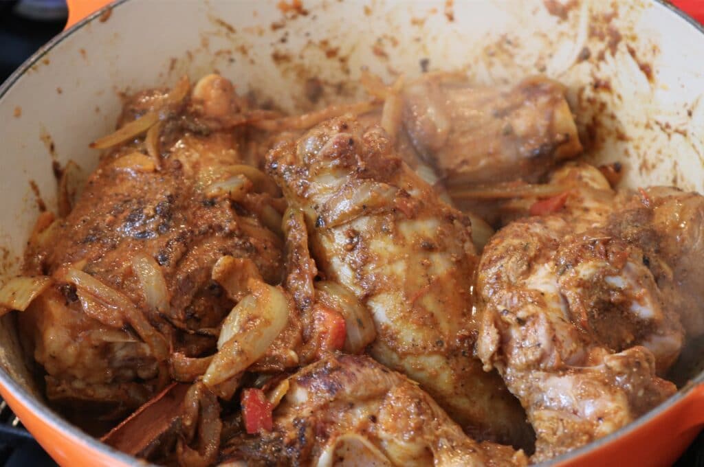 lamb in casserole dish