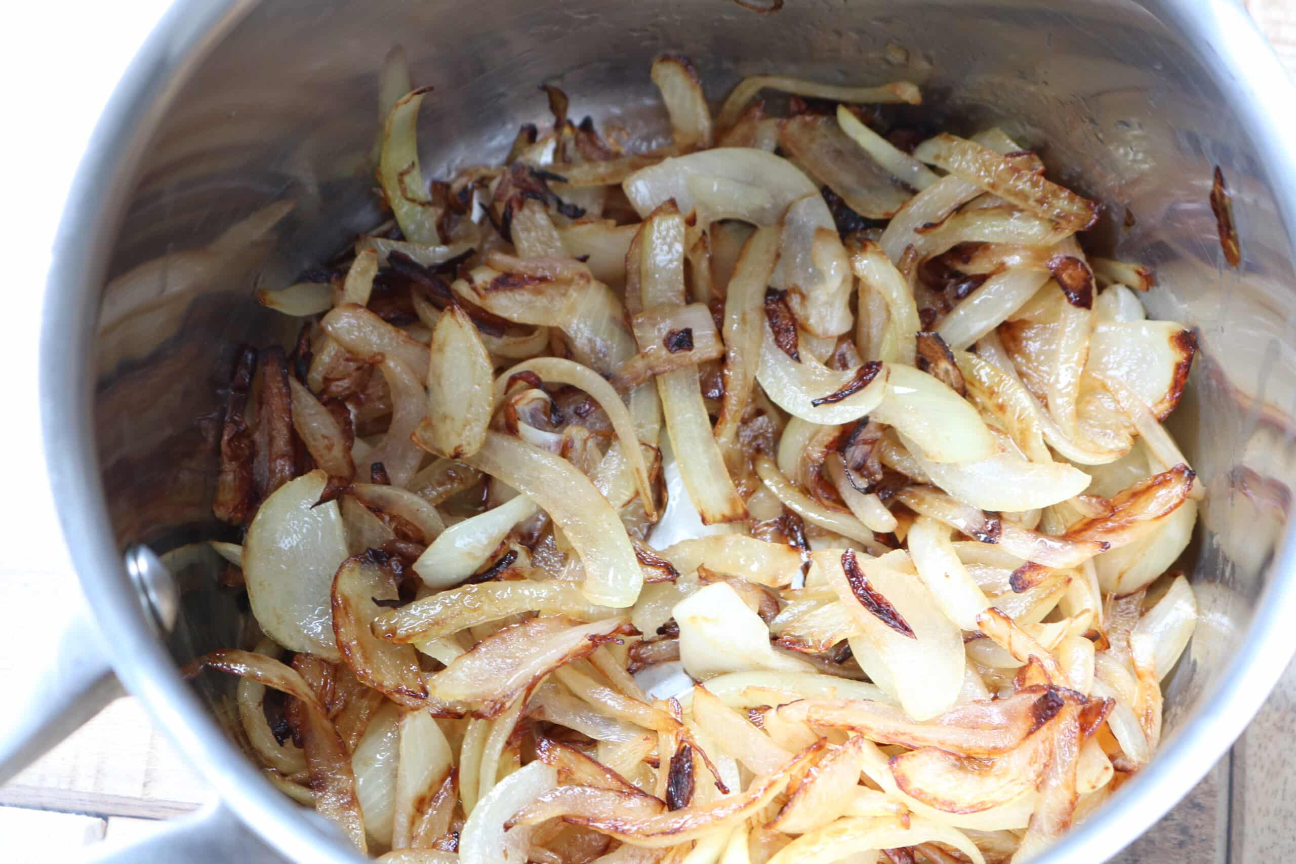 Caremlised onions