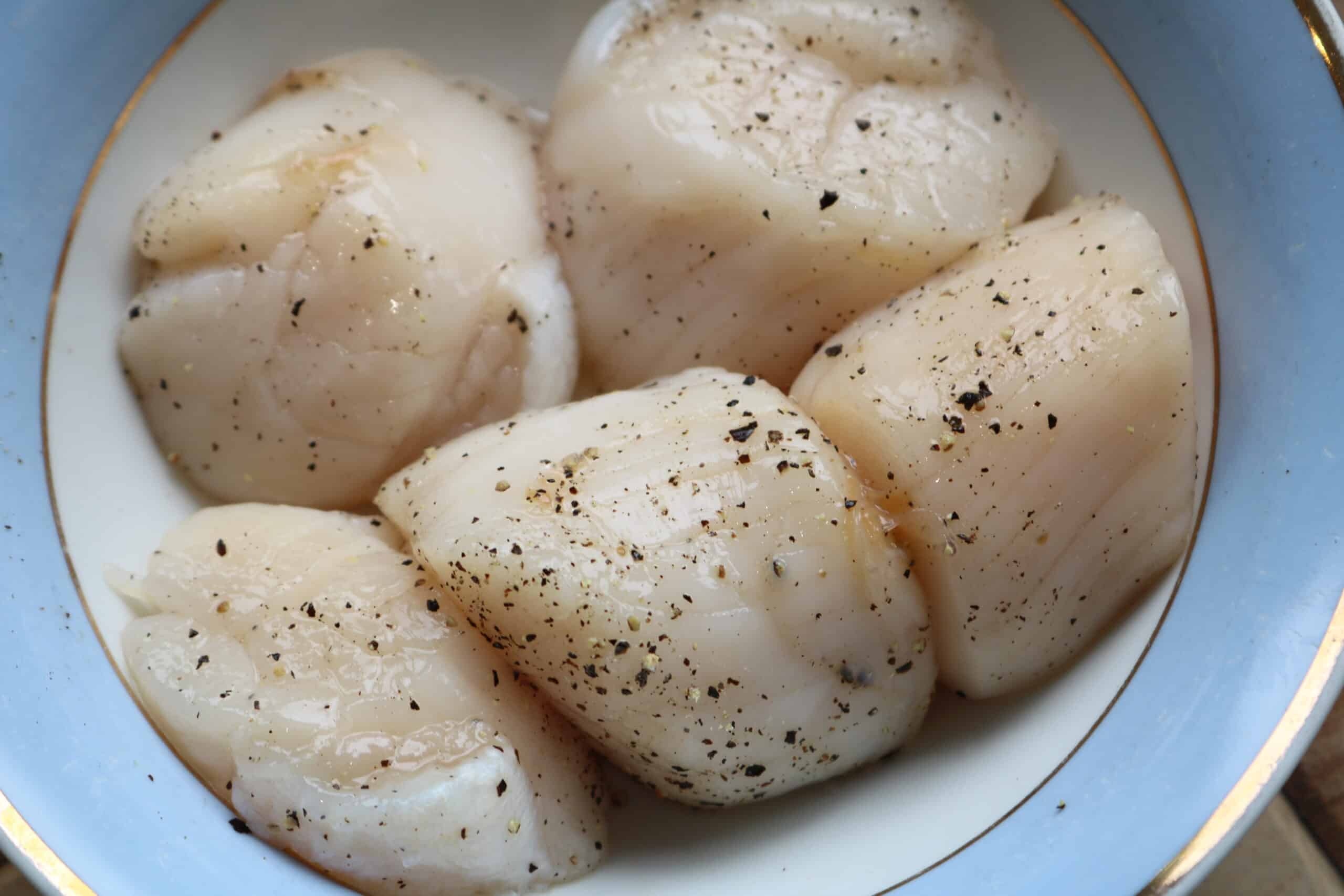 salt and pepper scallops