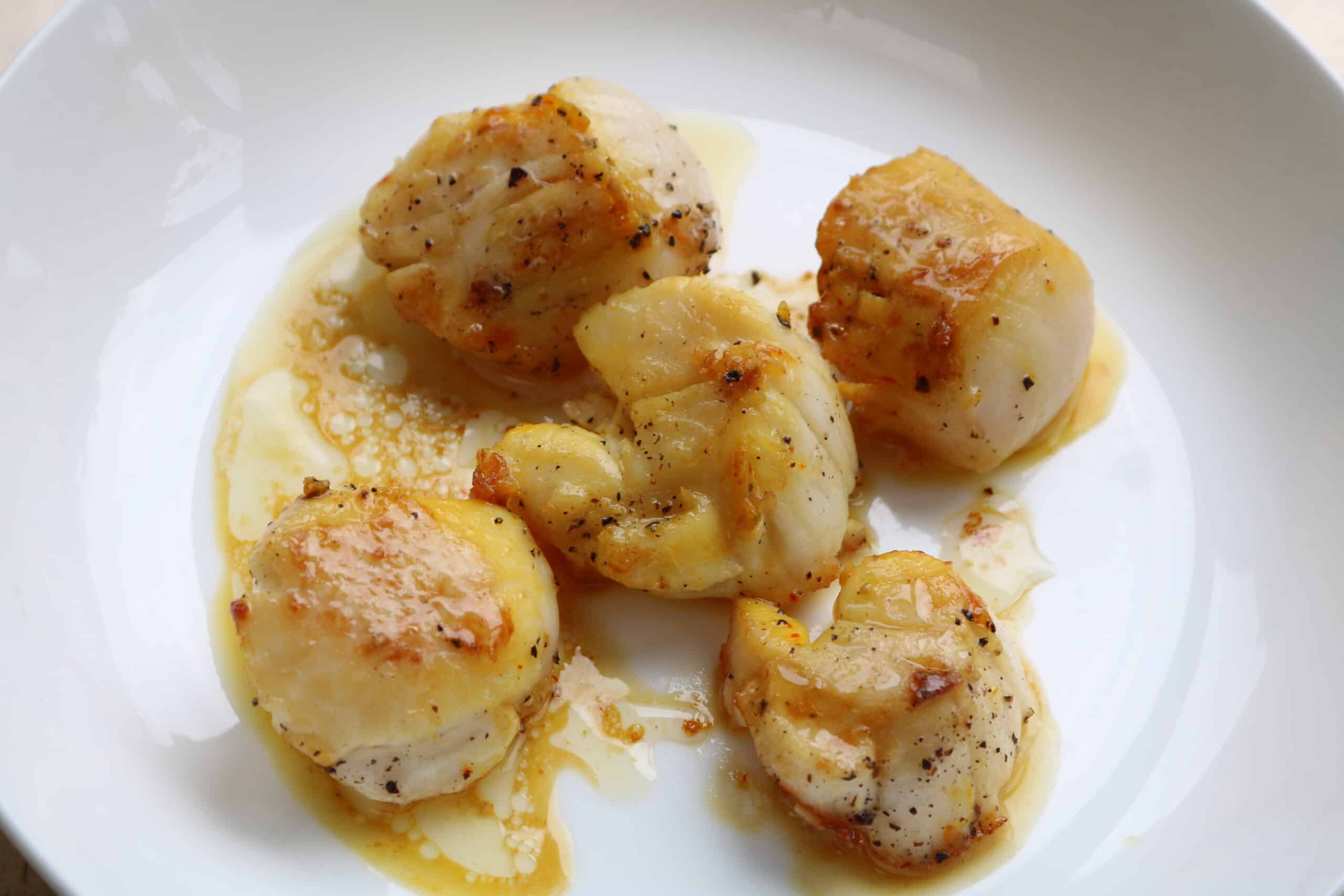 pan seared scallops