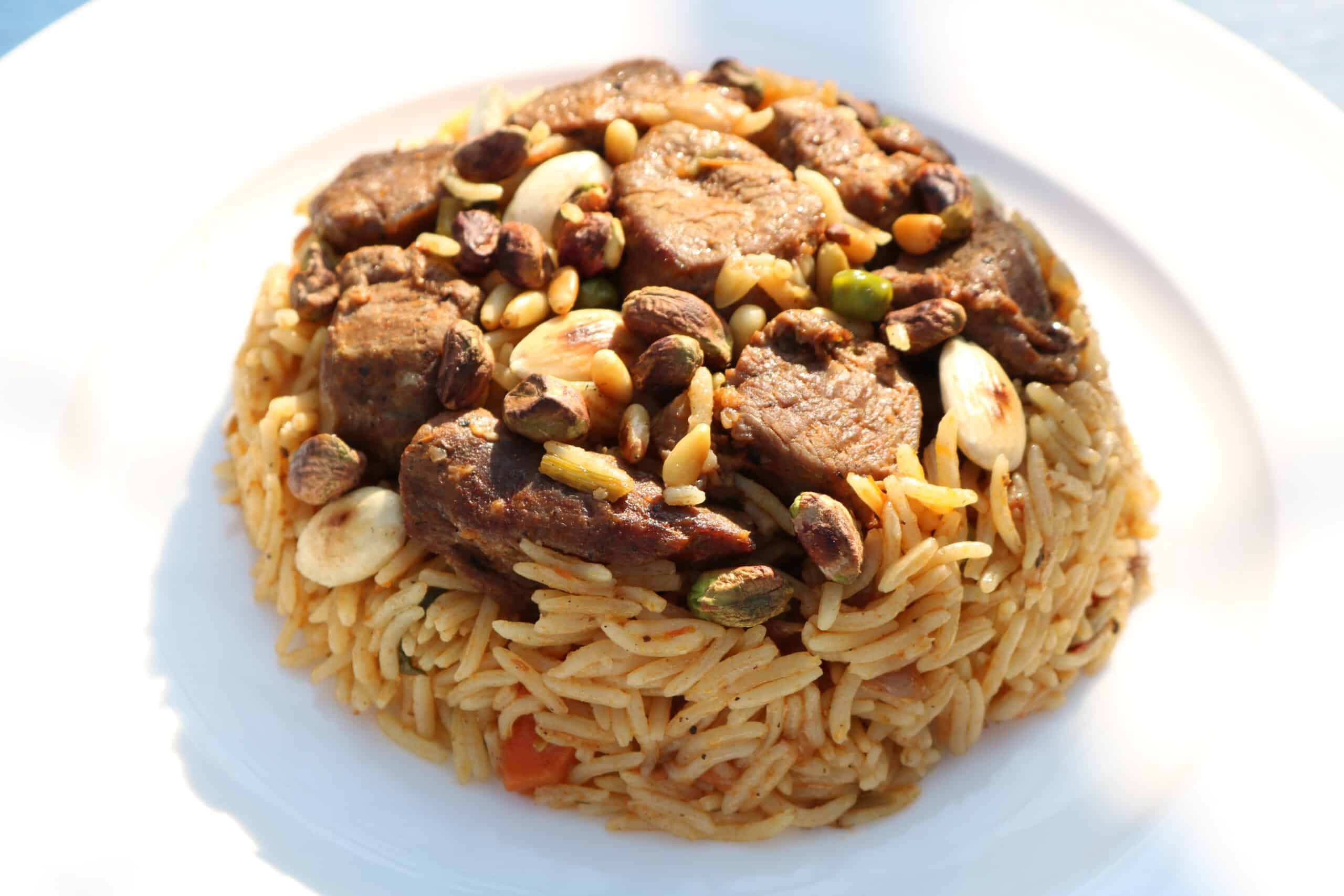 meat and rice dish