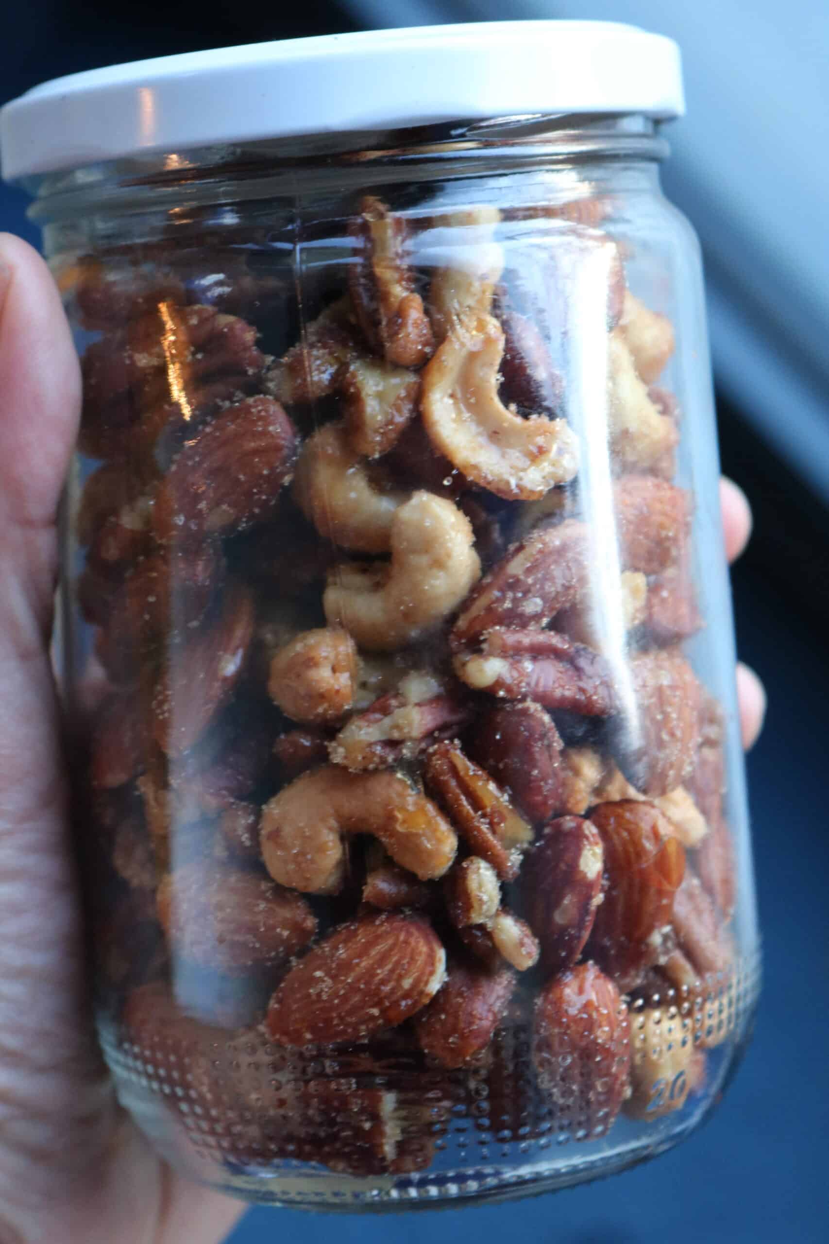 sweet salty mixed nuts