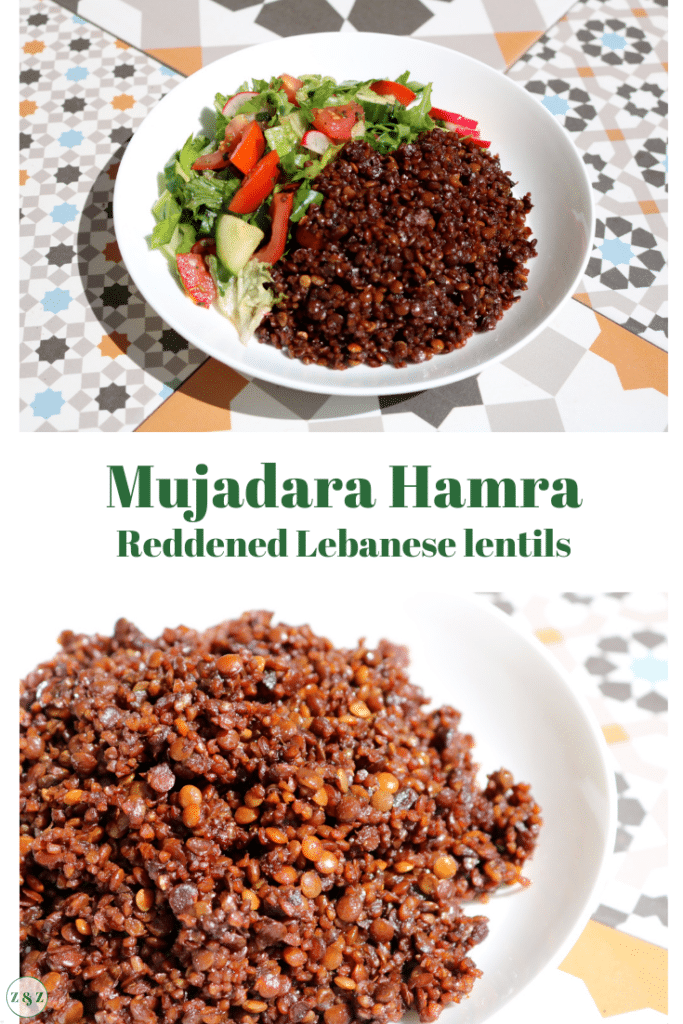 Mujadara Hamra - Lebanese Vegan Recipes By Zaatar And Zaytoun