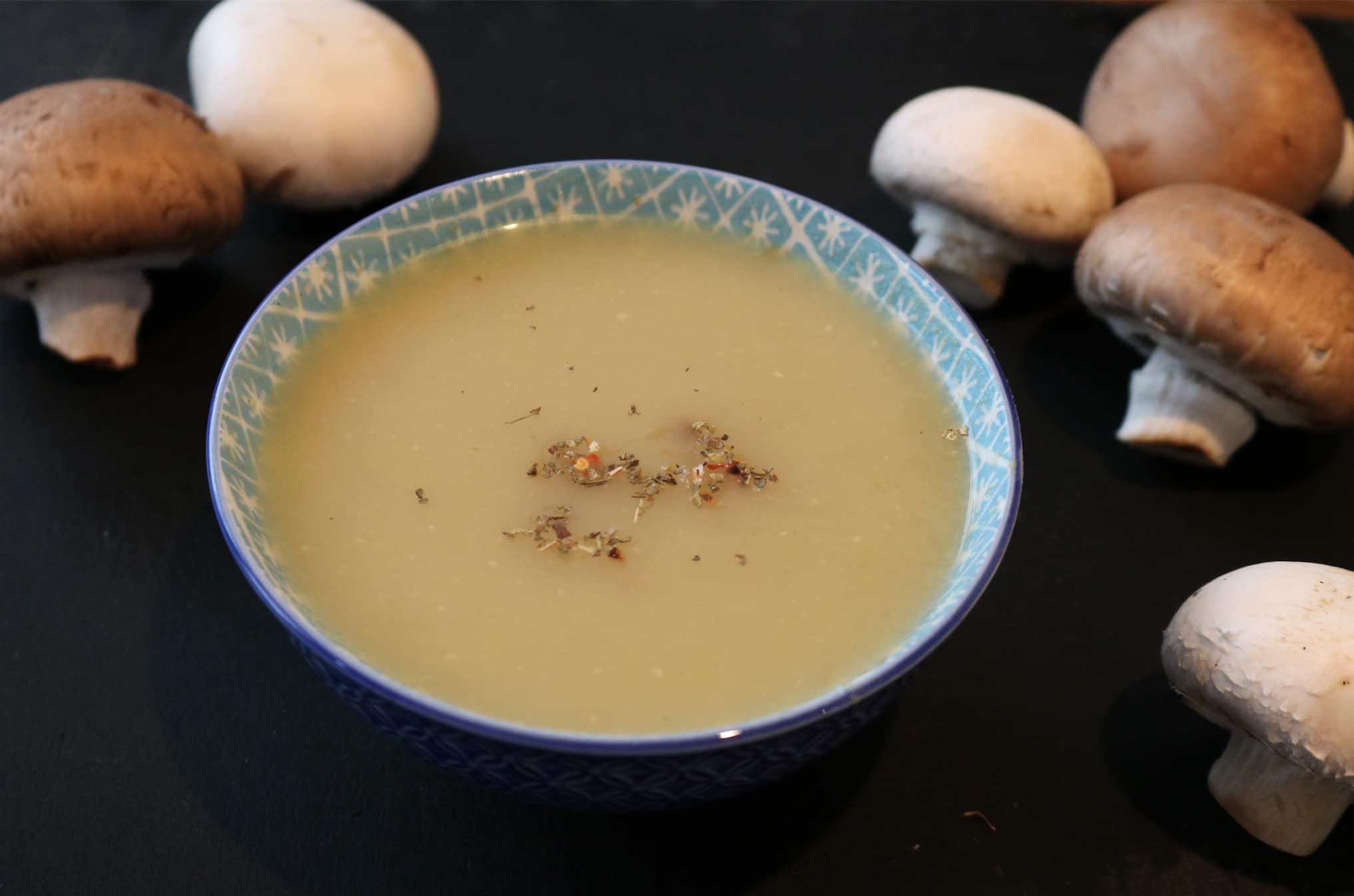 Healthy Vegan No Cream Mushroom Soup