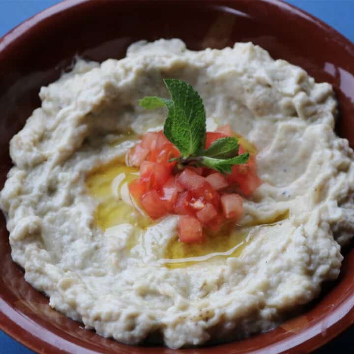 Eggplant Dip - Lebanese Moutabal by Zaatar and Zaytoun