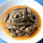 okra stew with lamb