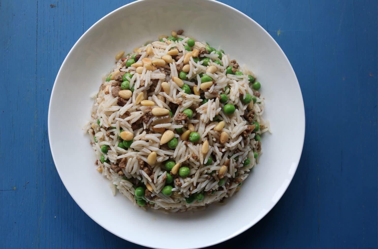Lebanese Rice with Mince and Peas by Zaatar and Zaytoun