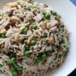 Lebanese Rice with Mince and Peas