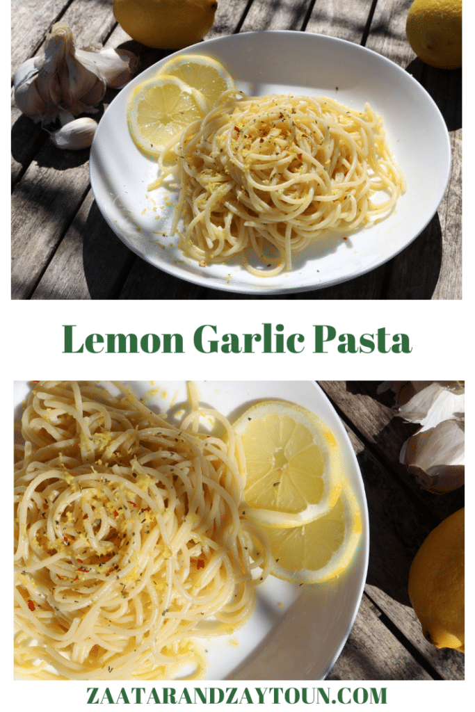 how to make lemon garlic pasta