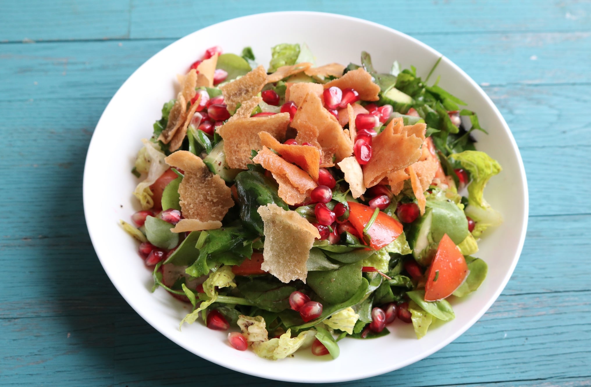 bowl of fattoush