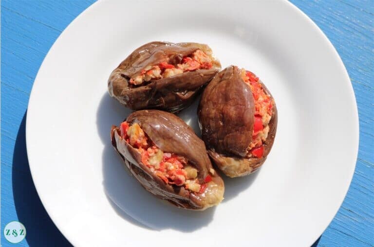 Lebanese Makdous (Cured Eggplants) by Zaatar and Zaytoun