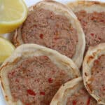 Lahm bi ajeen (Lebanese meat pies)
