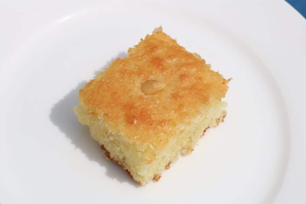 Semolina Cake (Nammoura) | Hilda's Kitchen Blog