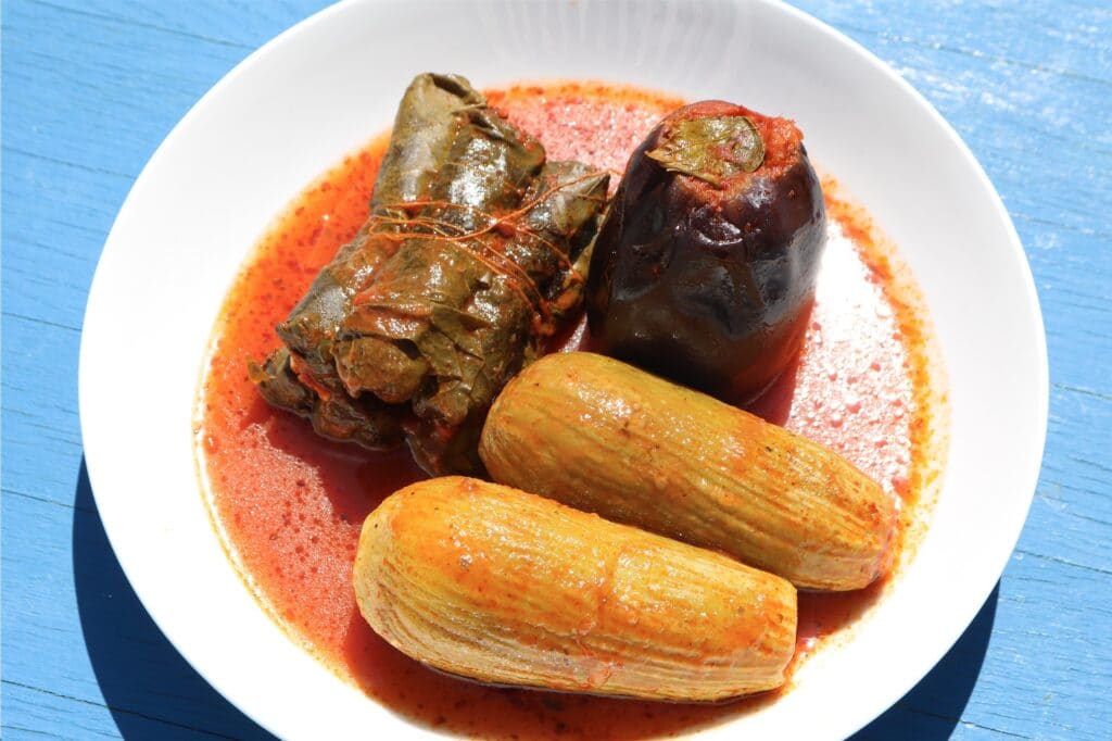 Mahashi - various stuffed vegetables