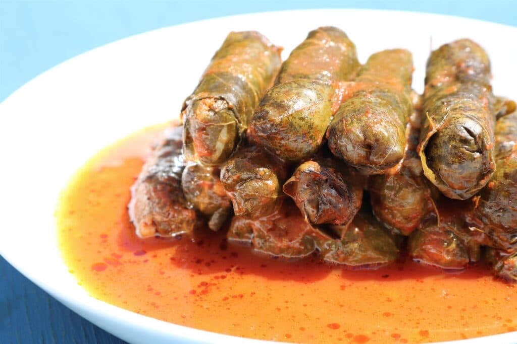 Stuffed vine leaves