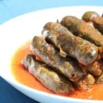 Lebanese stuffed grape leaves