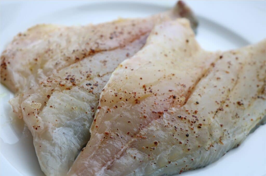 Sea bream fillets