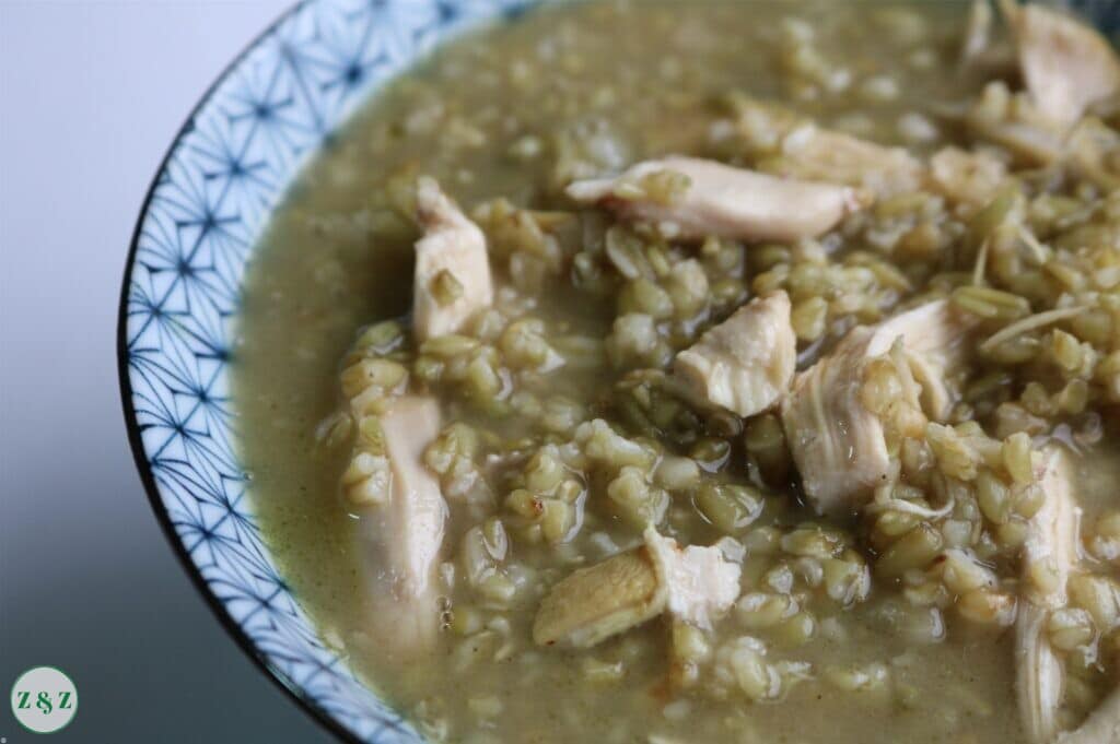 freekeh suppe med kylling