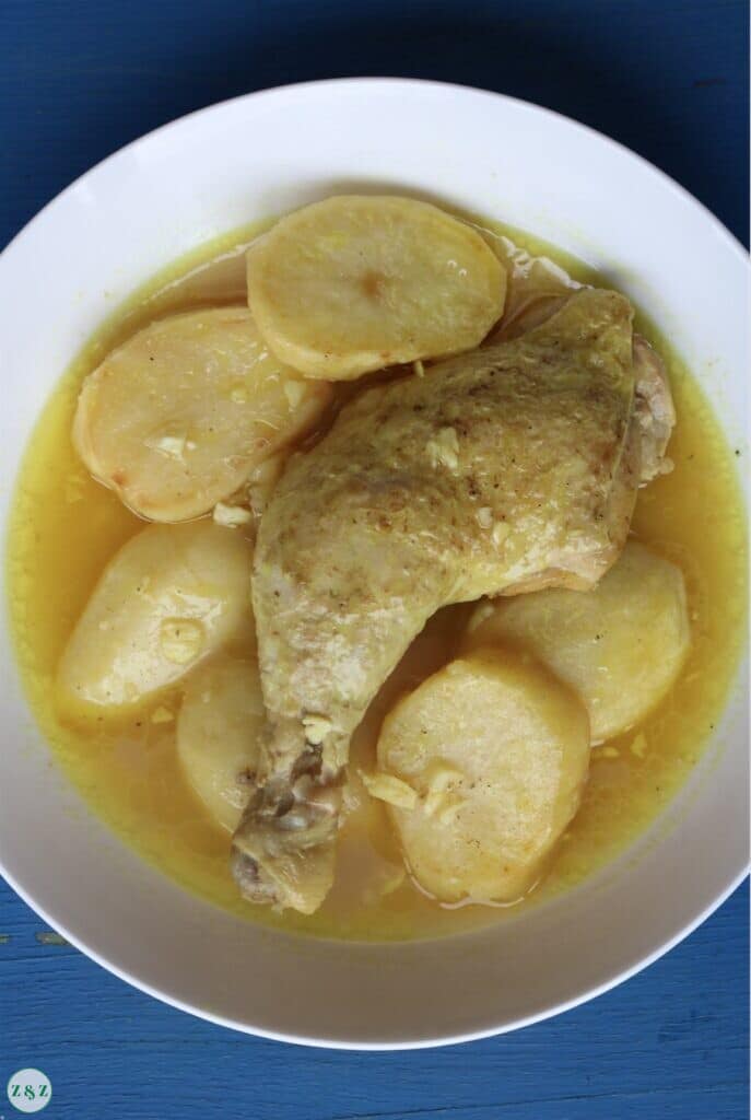 lebanese lemon garlic chicken and potatoes