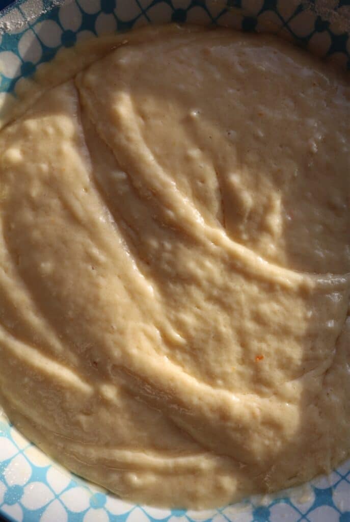 orange blossom cake batter