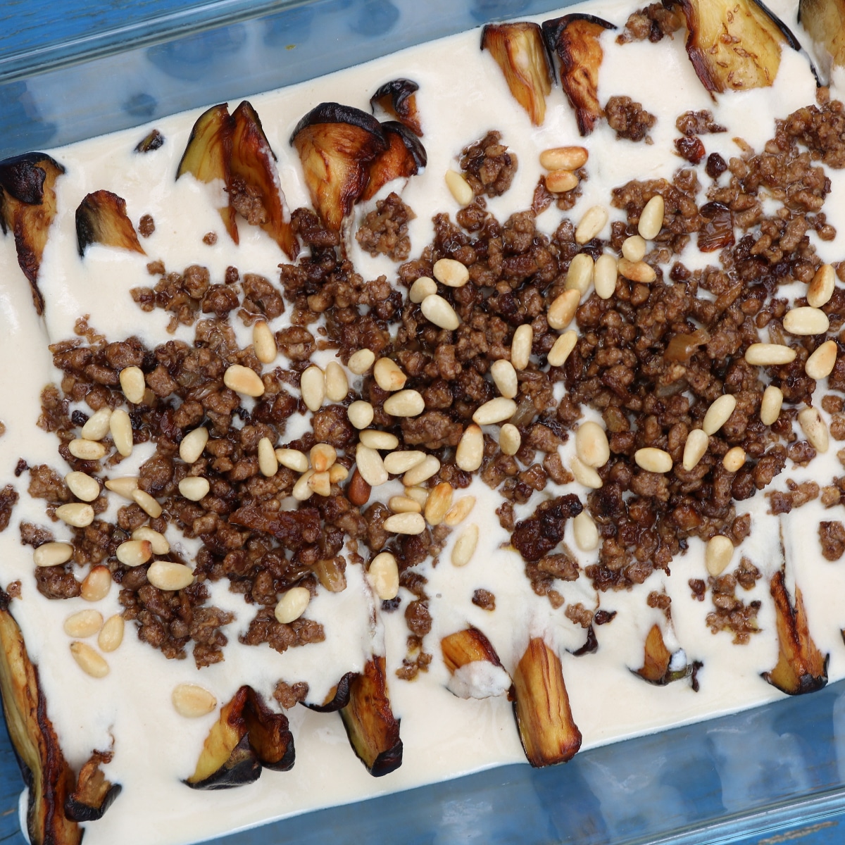 Eggplant in tahini-image