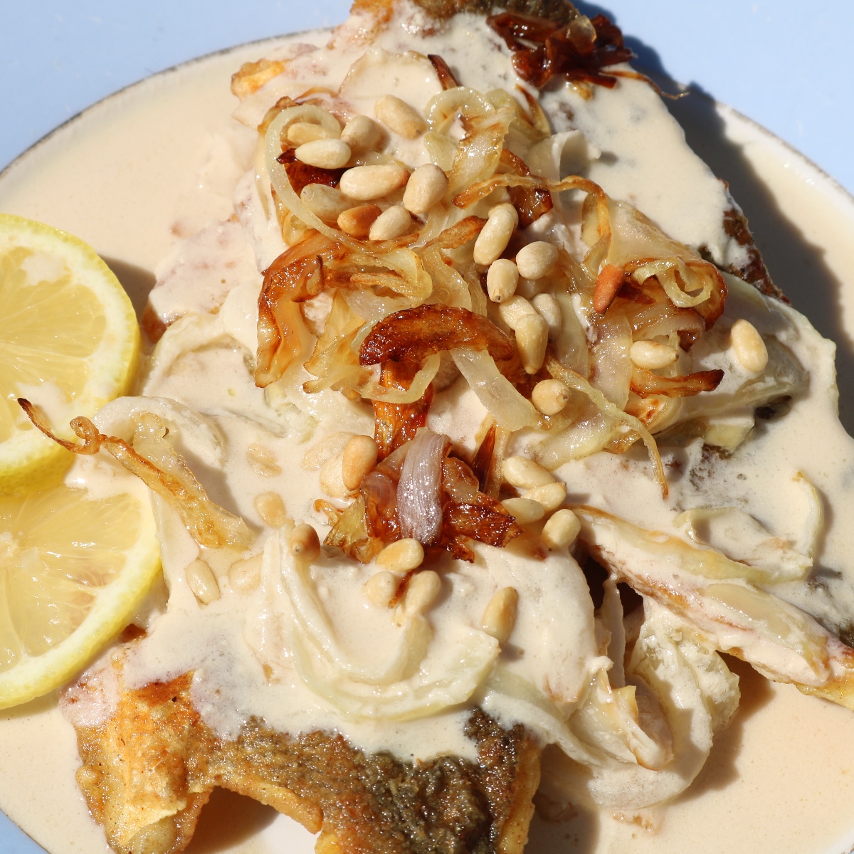 Fish in tahini-image
