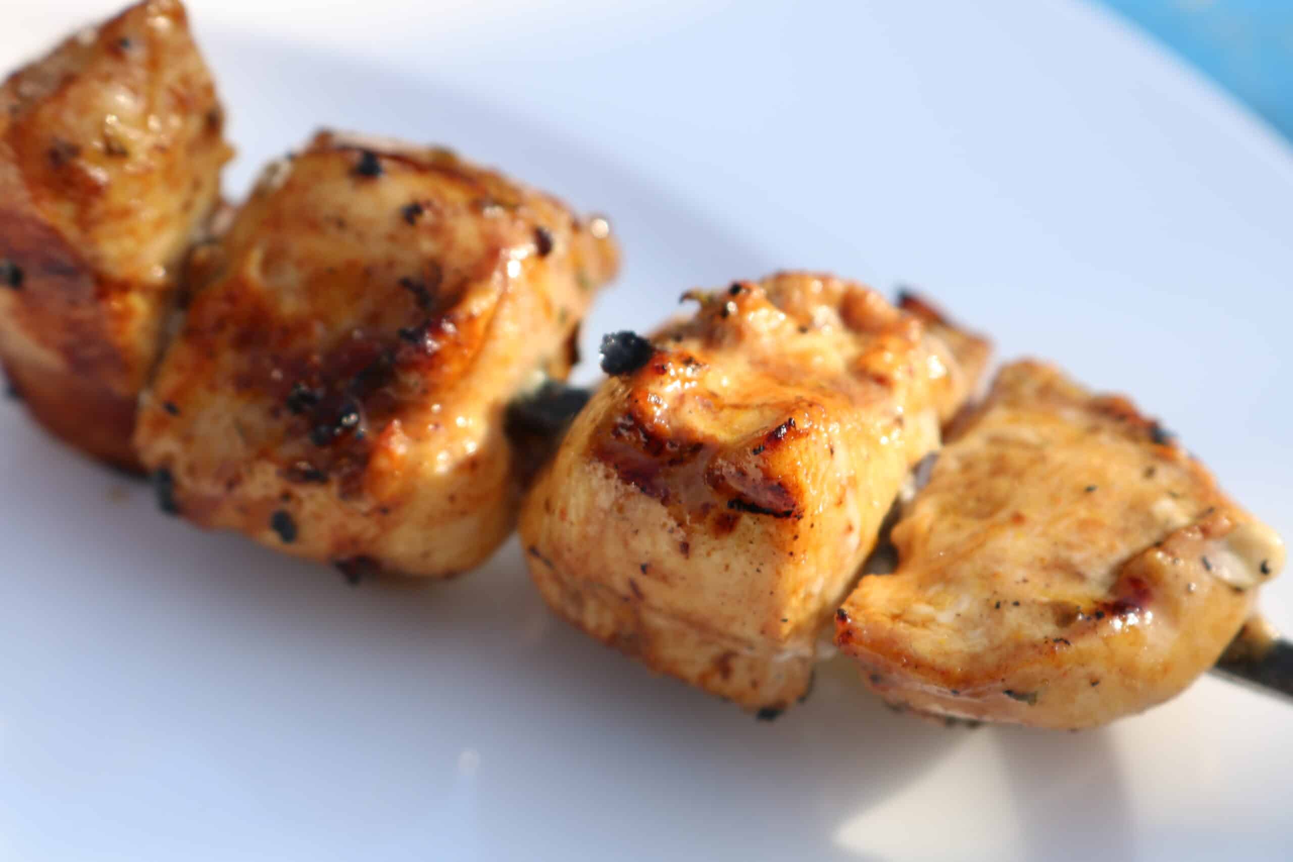 grilled chicken skewers