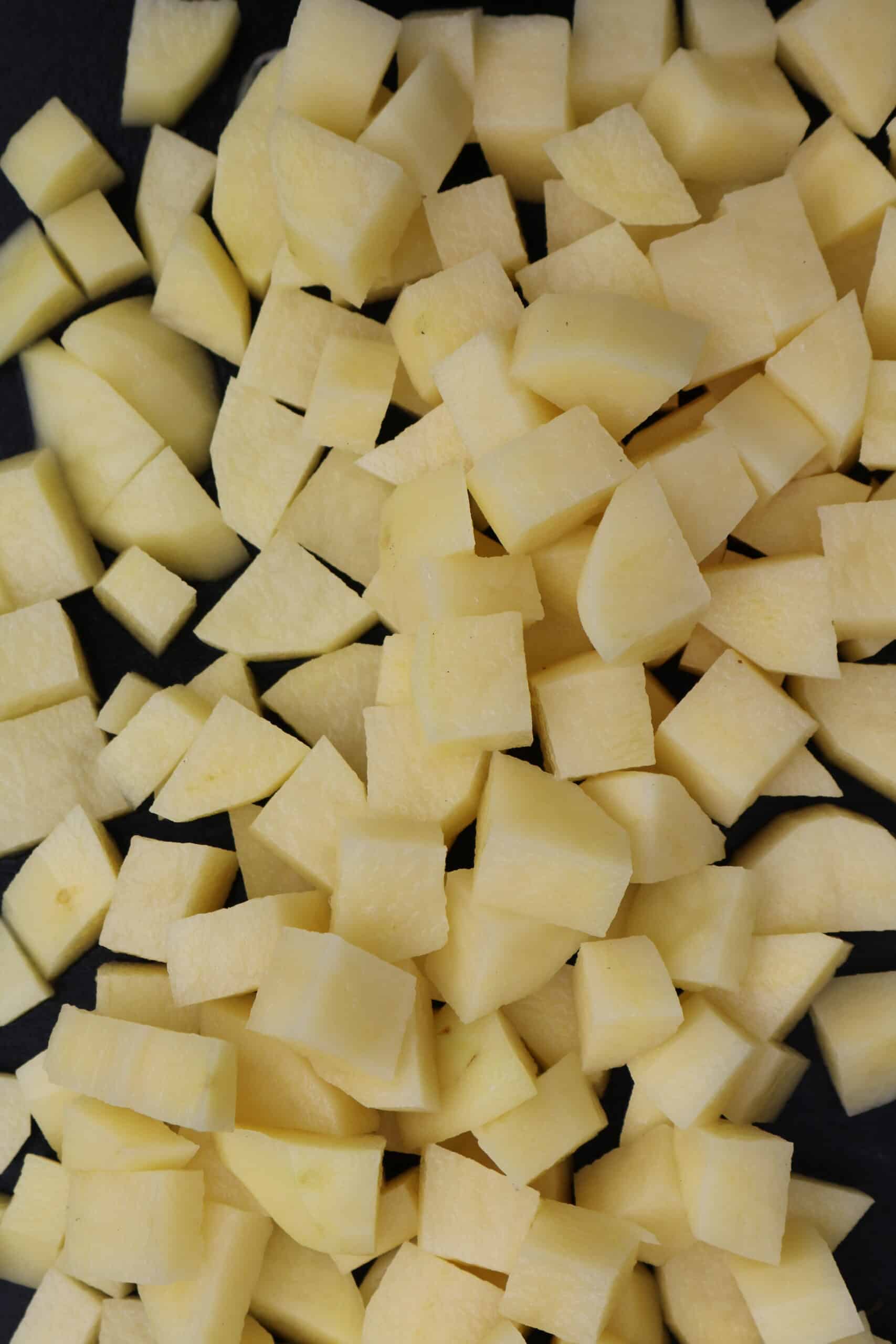 diced potatoes