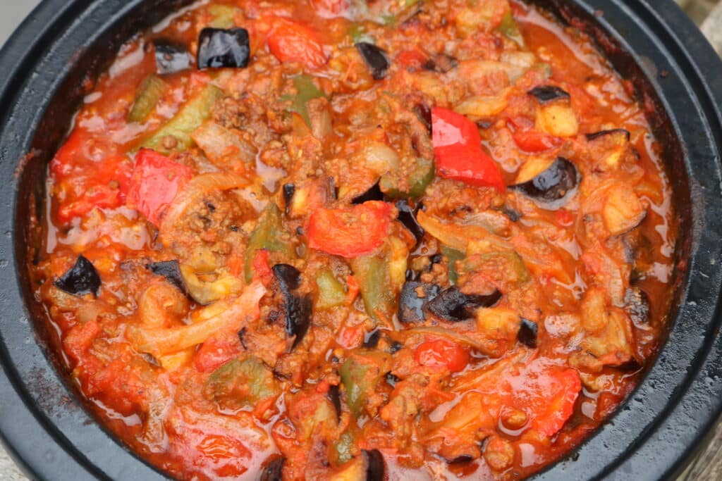 Eggplant Stew (Mnazalet batinjan) by Zaatar and Zaytoun