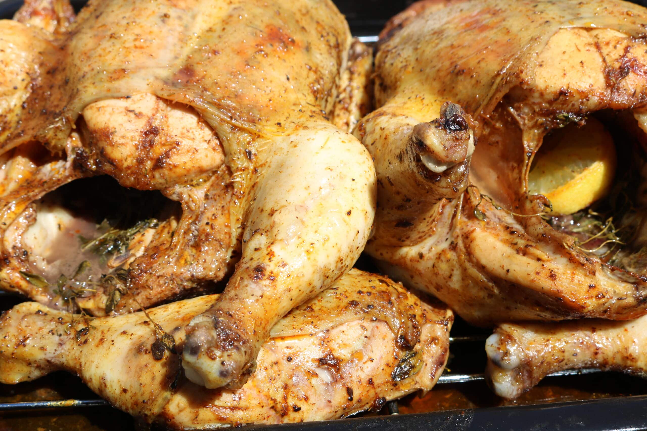 roast chicken with lemon and thye