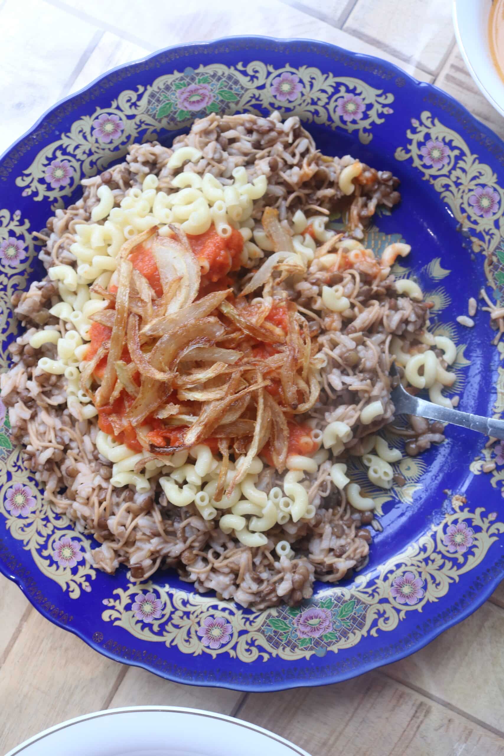 koshari platter