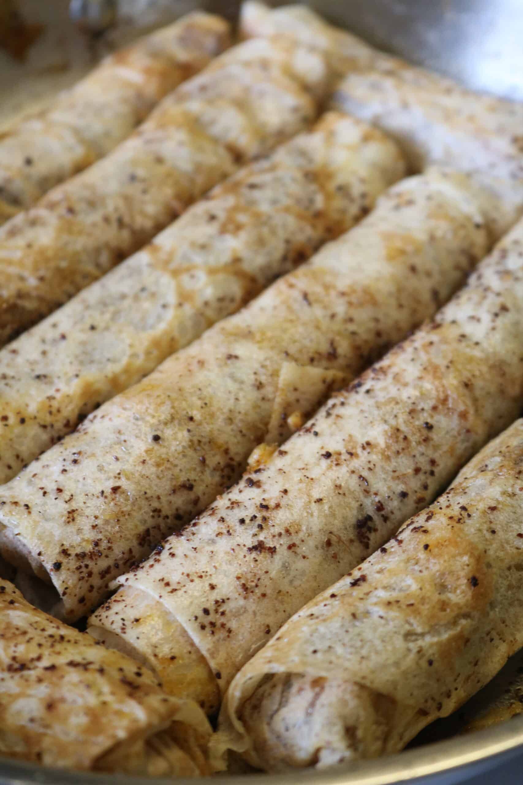 sumac olive oil musakhan rolls